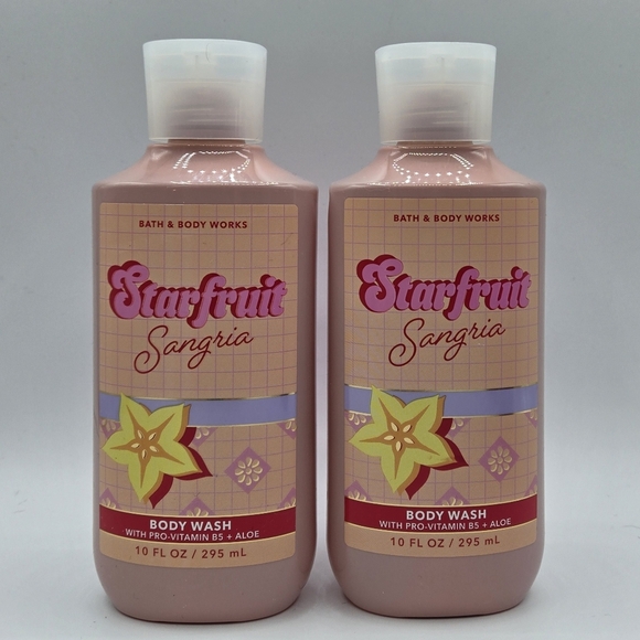 Bath and Body Works Starfruit Sangria Body Wash Bundle Set - Picture 3 of 3